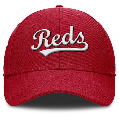 Men's Nike Red Cincinnati Reds Rise Gaberdine Adjustable Hat