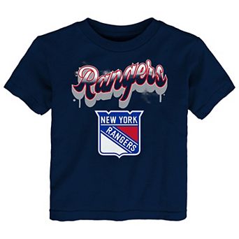 Toddler Navy New York Rangers Bubbly Script T-Shirt