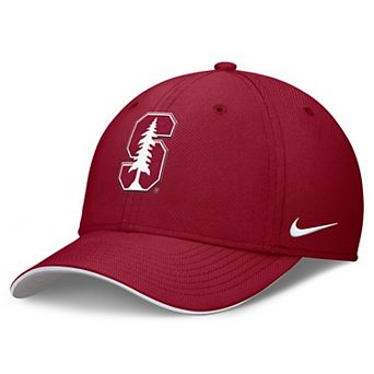 Men's Nike Cardinal Stanford Cardinal 2025 Dugout Coaches Rise Swoosh Performance Flex Hat