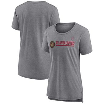 Women's Fanatics Heather Gray Atlanta United FC Goalkeeper Tri-Blend T-Shirt