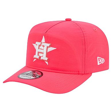 Men's New Era Pink Houston Astros Everyday Golfer Adjustable Hat