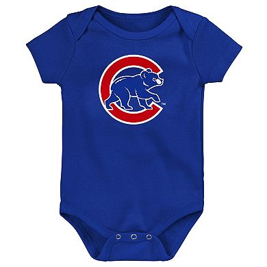 Infant Chicago Cubs Slide Home Three-Pack Bodysuit Set