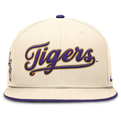 Men's Nike Natural LSU Tigers Primetime True Performance Fitted Hat