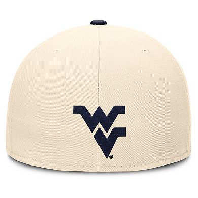 Men's Nike Natural West Virginia Mountaineers Primetime True Performance Fitted Hat