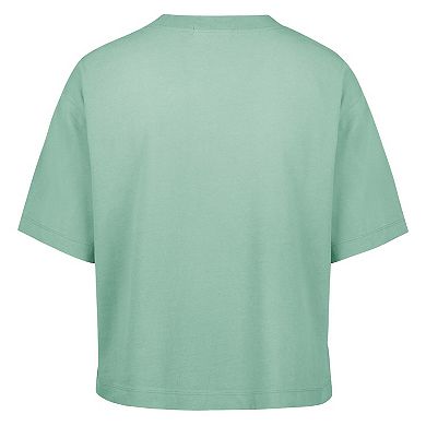 Women's '47 Mint Jacksonville Jaguars Florentina Montauk Cropped T-Shirt