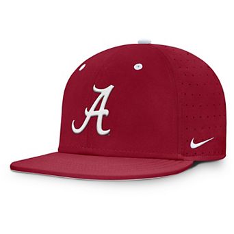 Men's Nike Crimson Alabama Crimson Tide On-Field Dugout True Performance Fitted Hat