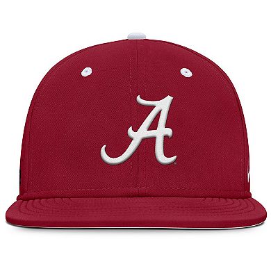 Men's Nike Crimson Alabama Crimson Tide On-Field Dugout True Performance Fitted Hat