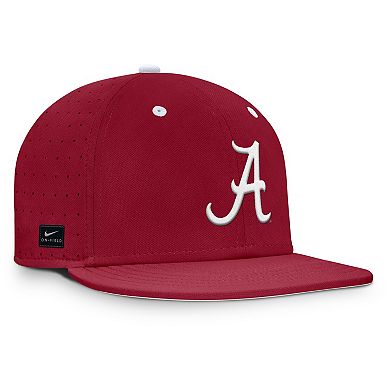 Men's Nike Crimson Alabama Crimson Tide On-Field Dugout True Performance Fitted Hat