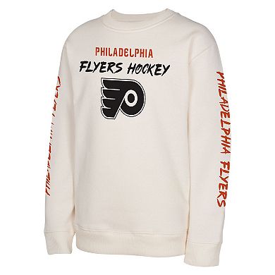 Youth Cream Philadelphia Flyers Star Power Pullover Sweatshirt