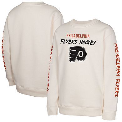 Youth Cream Philadelphia Flyers Star Power Pullover Sweatshirt