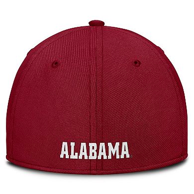 Men's Nike Crimson Alabama Crimson Tide 2025 Dugout Coaches Rise Swoosh Performance Flex Hat