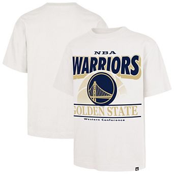 Men's '47 White Golden State Warriors City Edition Shifty Foundation T-Shirt
