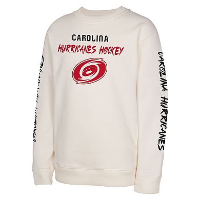 Youth Cream Carolina Hurricanes Star Power Pullover Sweatshirt
