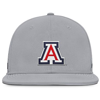 Men's Nike Gray Arizona Wildcats On-Field Dugout True Performance Fitted Hat