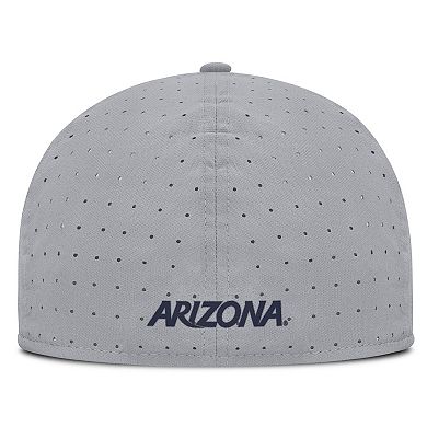 Men's Nike Gray Arizona Wildcats On-Field Dugout True Performance Fitted Hat