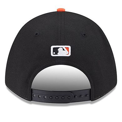 Men's New Era White Baltimore Orioles Player Replica 9FORTY Adjustable Hat
