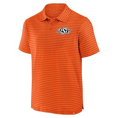 Men's Fanatics Orange Oklahoma State Cowboys Victory Calls Stripe Polo
