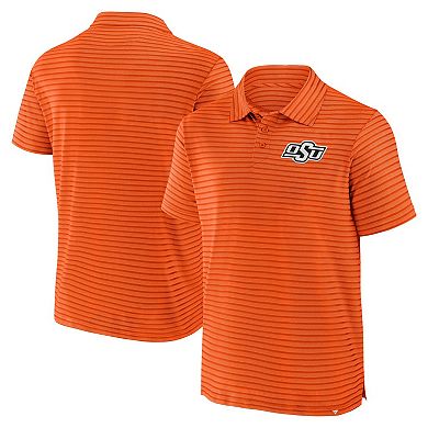 Men's Fanatics Orange Oklahoma State Cowboys Victory Calls Stripe Polo