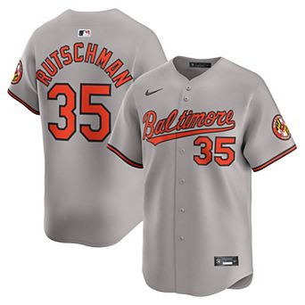 Men's Nike Adley Rutschman Gray Baltimore Orioles Road Limited Player Jersey