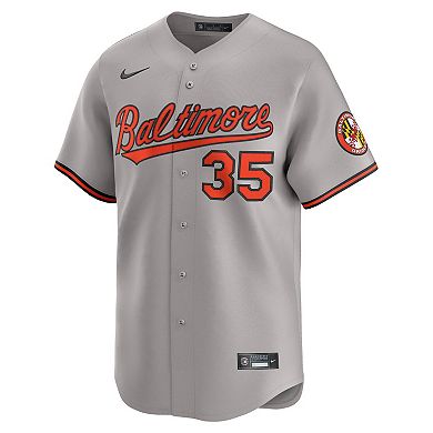 Men's Nike Adley Rutschman Gray Baltimore Orioles Road Limited Player Jersey