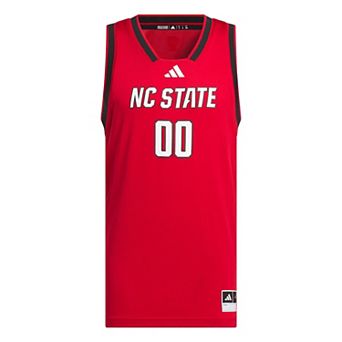 Men's adidas #00 Red NC State Wolfpack Replica Swingman Jersey