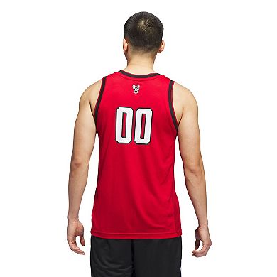Men's adidas #00 Red NC State Wolfpack Replica Swingman Jersey