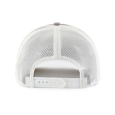 Men's '47 Gray/White Chicago White Sox Tide Sweep Rope Trucker Adjustable Hat