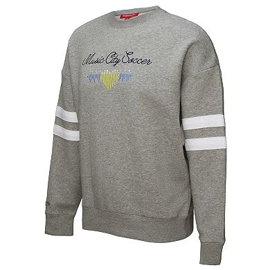 Women's Heather Gray Nashville SC 2025 Jersey Hook Lightweight Pullover Sweatshirt