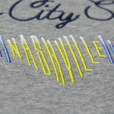 Women's Heather Gray Nashville SC 2025 Jersey Hook Lightweight Pullover Sweatshirt