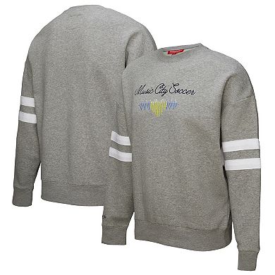 Women's Heather Gray Nashville SC 2025 Jersey Hook Lightweight Pullover Sweatshirt