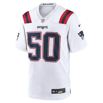 Men's Nike Mike Vrabel White New England Patriots Retired Player Game Jersey