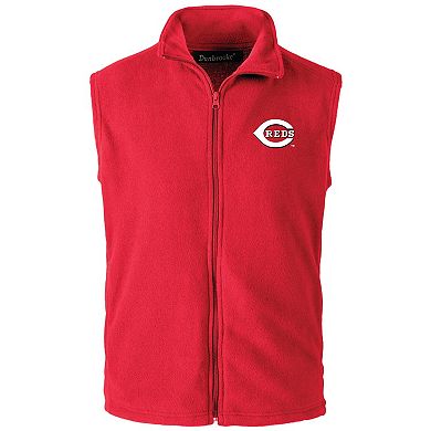 Men's Dunbrooke Red Cincinnati Reds Full-Zip Vest