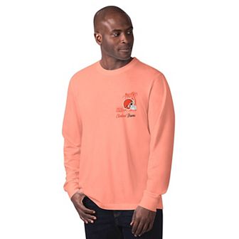Men's Margaritaville Orange Cleveland Browns It's Five O'Clock Somewhere Long Sleeve T-Shirt