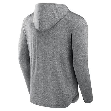 Men's Fanatics Gray Cincinnati Bengals Front Office Power Mono Long Sleeve Hoodie T-Shirt