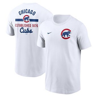 Men's Nike White Chicago Cubs 2-Hit T-Shirt