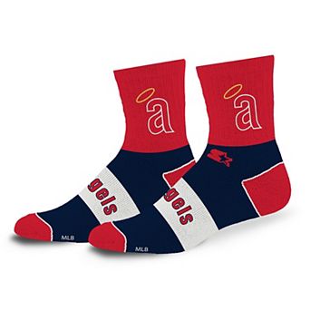 Unisex Starter Los Angeles Angels Trifecta Throwback Mid-Crew Socks
