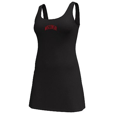 Women's Under Armour Black Wisconsin Badgers Gameday Motion Active Dress