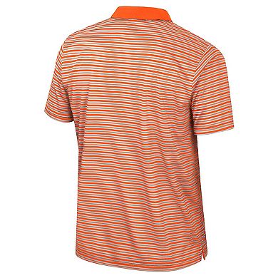 Men's Colosseum Orange Oklahoma State Cowboys Striped Polo