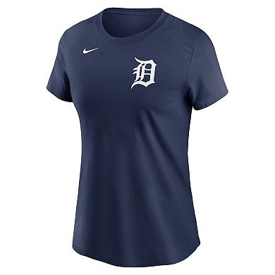 Women's Nike Navy Detroit Tigers Fuse Wordmark T-Shirt