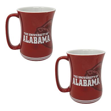 Alabama Crimson Tide 16oz. Sculpted Barista Mug Two-Pack
