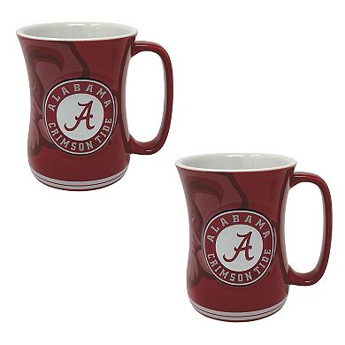Alabama Crimson Tide 16oz. Sculpted Barista Mug Two-Pack