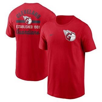 Men's Nike Red Cleveland Guardians 2-Hit T-Shirt