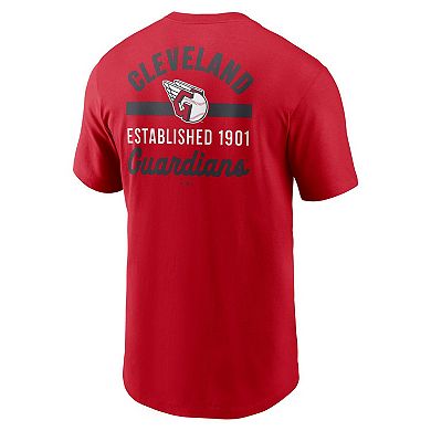 Men's Nike Red Cleveland Guardians 2-Hit T-Shirt