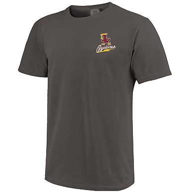 Men's Graphite Iowa State Cyclones Vault Stadium Comfort Color T-Shirt