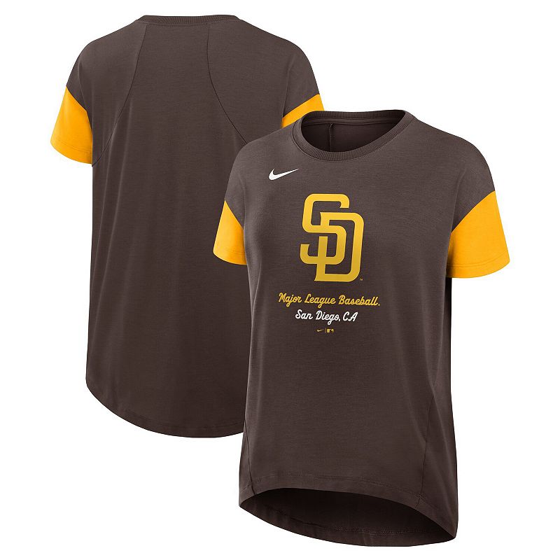 Women's Nike Brown San Diego Padres Flowy T-Shirt,