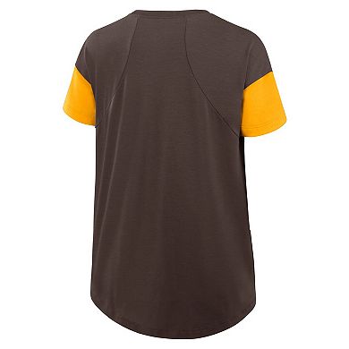 Women's Nike Brown San Diego Padres Flowy T-Shirt
