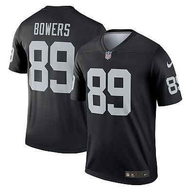 Men's Nike Brock Bowers Black Las Vegas Raiders Legend Player Performance Top