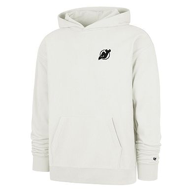Men's '47 Natural New Jersey Devils Foundation Pullover Hoodie
