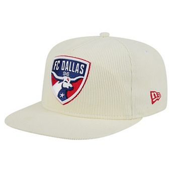 Men's New Era Cream FC Dallas 2025 Kickoff Snapback Golfer Hat