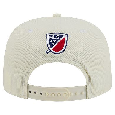 Men's New Era Cream FC Dallas 2025 Kickoff Snapback Golfer Hat